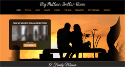 Desktop Screenshot of mymilliondollarmom.com