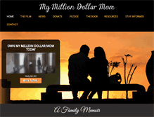 Tablet Screenshot of mymilliondollarmom.com